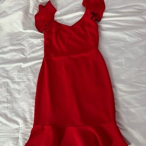 Red dress size small